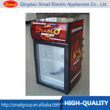 40L Glass Door Mini Soft Drink Display Refrigerator